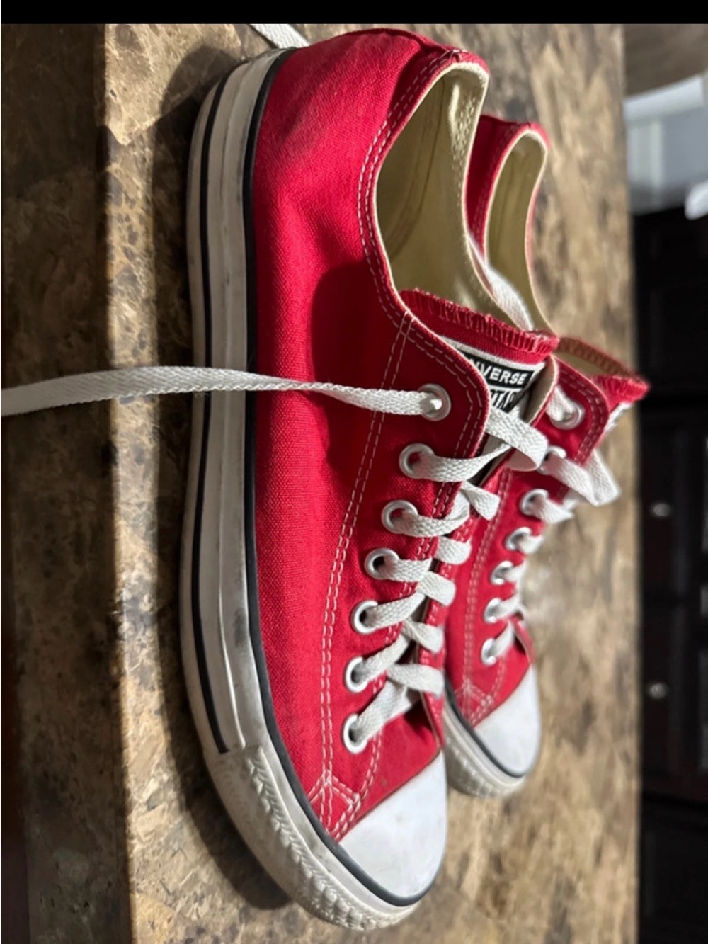 Converse Women’s Classic Red Canvas Low Top Sneakers
